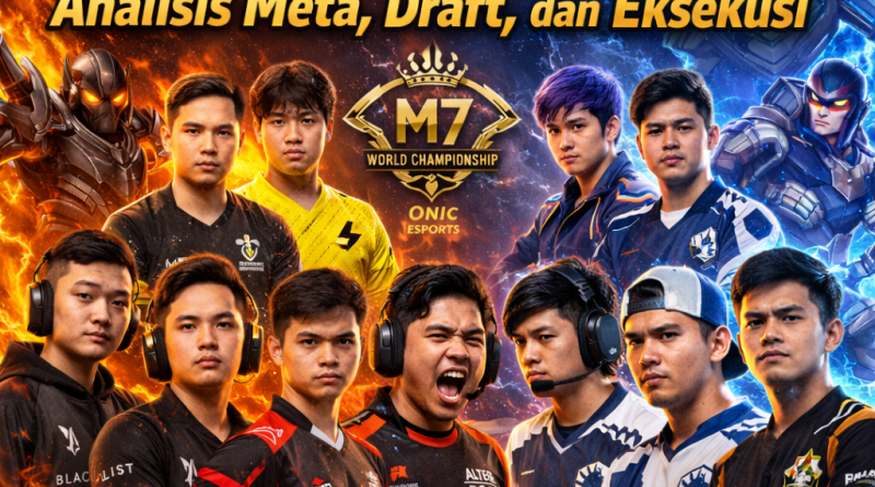 Tim terkuat M7 2026 Mobile Legends dengan analisis meta, draft, dan eksekusi tim esports