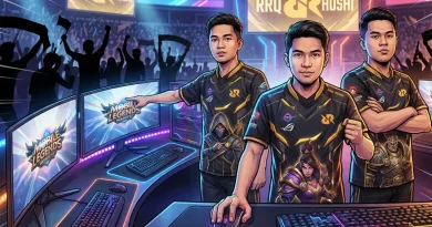 Ilustrasi tim RRQ Hoshi Mobile Legends