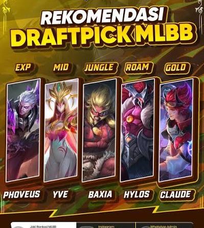 Rekomendasi susunan komposisi hero Mobile Legends berdasarkan Tips & Panduan Pro Player