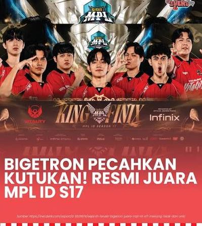 Tim Bigetron Alpha mengangkat trofi sebagai juara MPL Indonesia Season 17, mengalahkan kutukan dan mencetak sejarah.